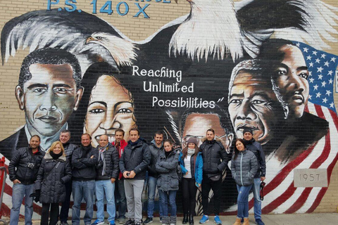 NYC: New York Contrasts Tour through Harlem, The Bronx, Queens & Brooklyn VIP Service Small group van