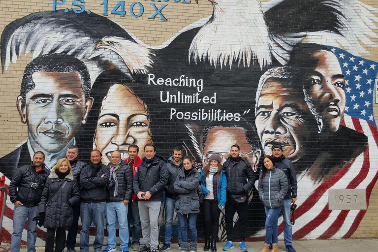 NYC: New York Contrasts Tour through Harlem, The Bronx, Queens & Brooklyn VIP Service Small group van