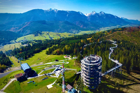 Desde Cracovia: Eslovaquia Treetop Walk y Zakopane TourDesde Cracovia: Eslovaquia Treetop Walk y Zakopane Tour privado