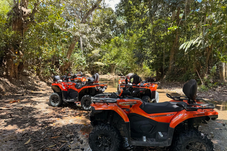 St. Lucia: ATV Tour with Beach Ride and Rum Tasting St Lucia ATV Tour: Waterfall, Plantation, Beach & Distillery