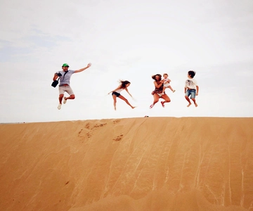 Two Days and One Night in a camp, Ksar Ghilane from Djerba
