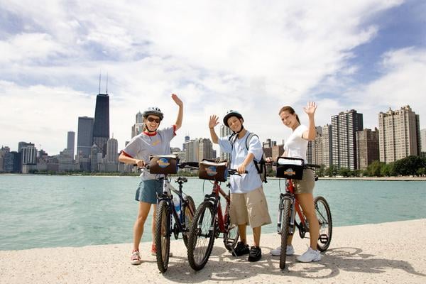 Bike and Roll Chicago: Halbtägige Fahrradleihe