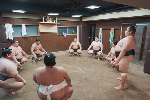 Tokyo: Sumo Keiko Training Tour with Audio Guide & Photo 90mins Sumo Afternoon Training at 3PM - Standard