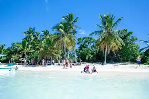 Punta Cana : Isla saona VIP 4 playa de primera y atardecer