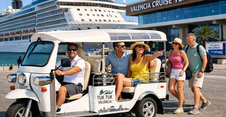 Valencia for Cruise Passengers: Tuk Tuk Tour (2 hours)