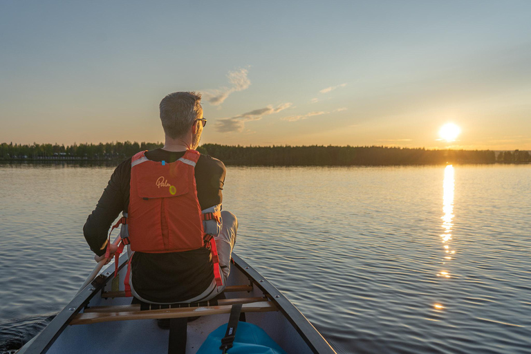 Rovaniemi: Canoe Trip under the Midnight Sun