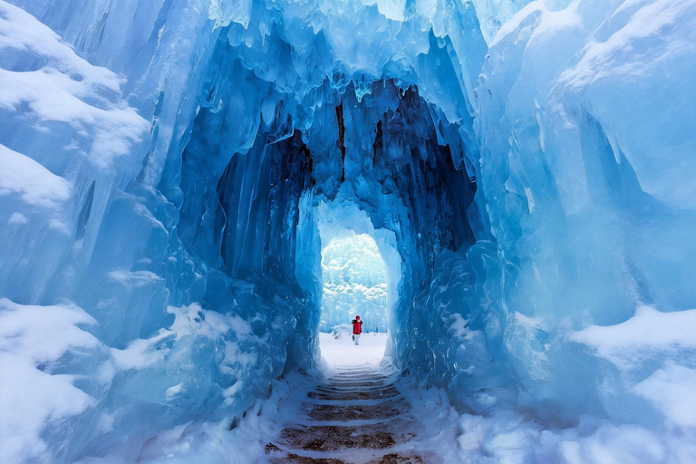 Sapporo: Lake Shikotsu Ice Festival & Lakeside Onsen Retreat