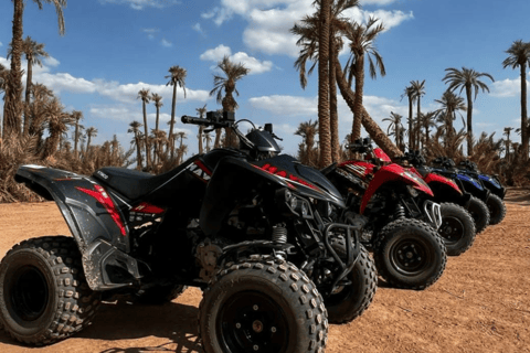 Marrakech: Paseo en quad por las dunas de la Palmeraie con téMarrakech : Paseo en quad por las dunas de la Palmeraie con té