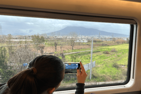 Desde Roma: Pompeya y Herculano en tren de alta velocidad