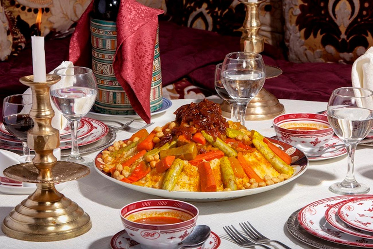 Marrakech: Cena spettacolo al ristorante Dar EssalamMenu 1