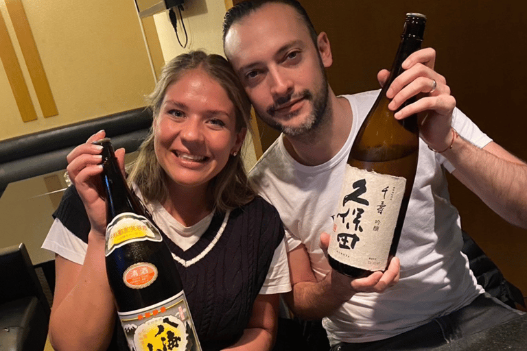 Experience Comparing Sake and Delicacies in shinjyuku