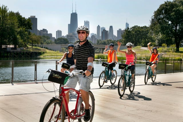 Chicago : balade à vélo des quartiers du bord du lac