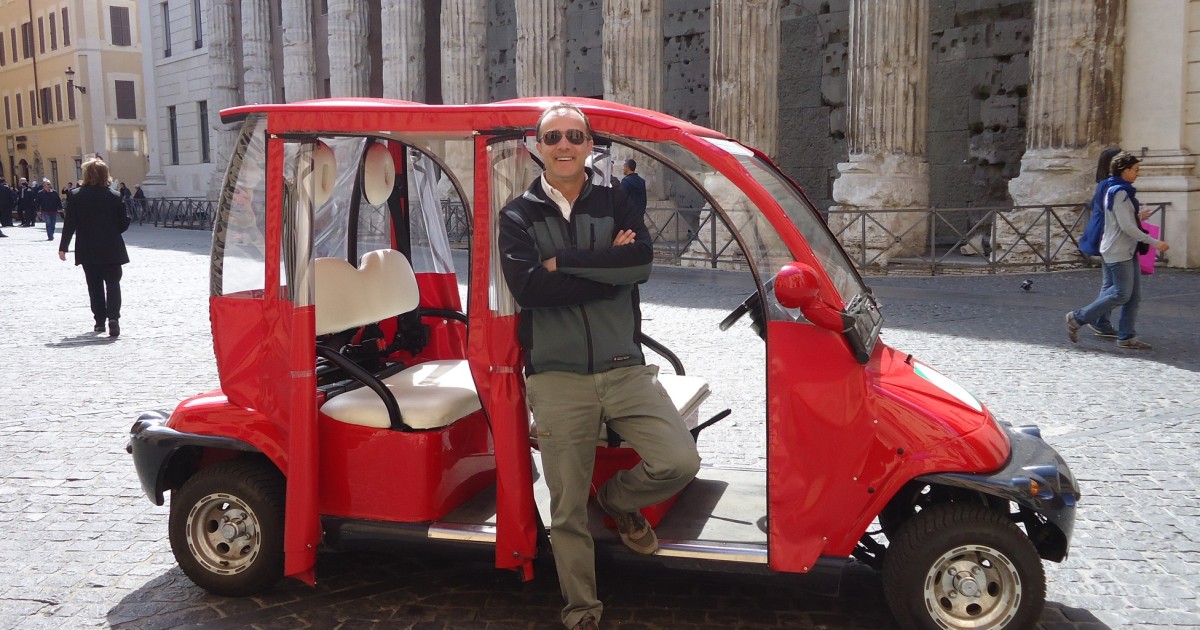 Roma: tour vespertino privado de 4 h carrito de golf |