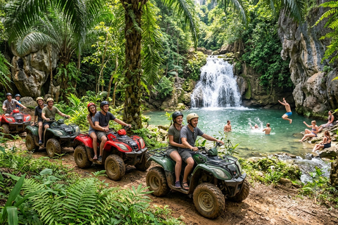 Krabi: Epic ATV Safari & Hidden Waterfall Swim ATV 1 Hours ,Kayaking,Khlong Namsai,Khong Root