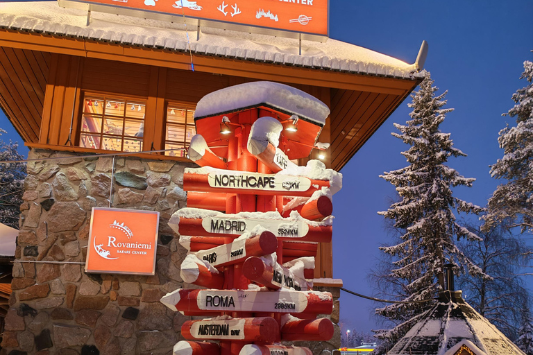 Rovaniemi: Santa Village,2km Husky Sled Ride & Snowman World Rovaniemi: Santa Village, Snowman World & Husky Sledge Ride