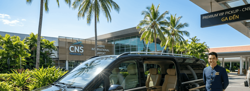 Cairns: privétransfer van/naar luchthaven CNS naar/van het stadscentrum van Cairns