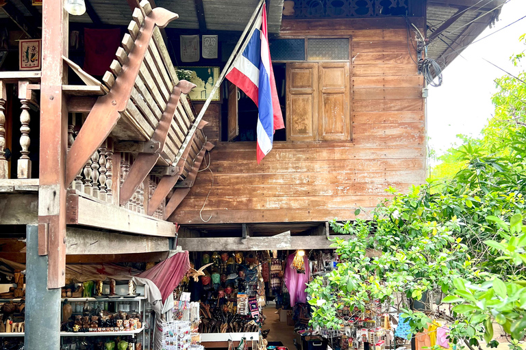 Bangkok: prywatna kolejka i pływający targ z łódkąPrzewodnik po języku niemieckim