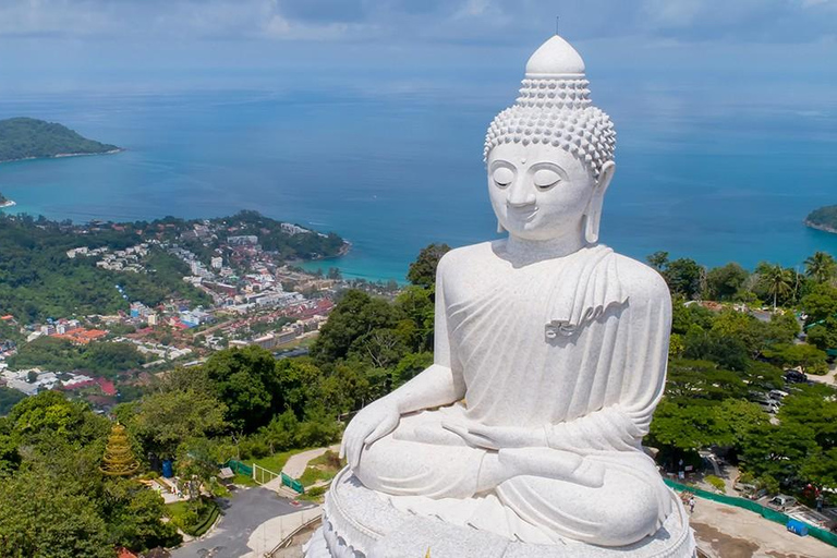 Phuket: Visit Wat Chalong, viewpoint and old town tour.