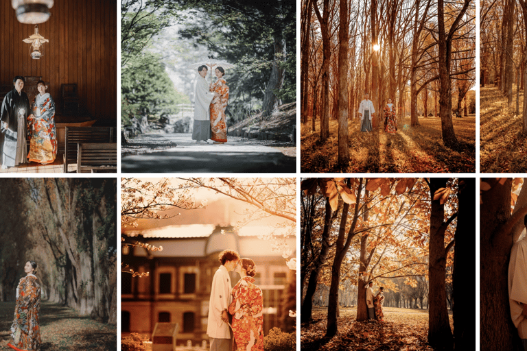 Hokkaido: Wedding Photo Tour with Snowy Landscapes & Styling