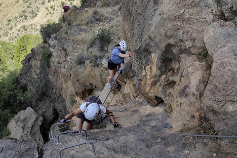 Redován: Family-friendly K2 via ferrata in a natural setting with rappelling Redován: Family K2 via ferrata in a natural environment with rappelling