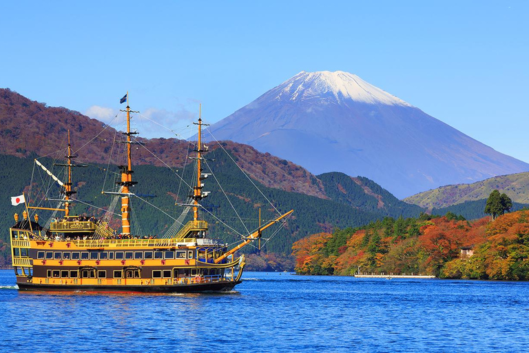 Tóquio: Mt. Fuji Lake Ashi&amp;Ropeway, excursão de um dia ao Vale OwakudaniServiço de busca na estação de Tóquio às 8:00 AM