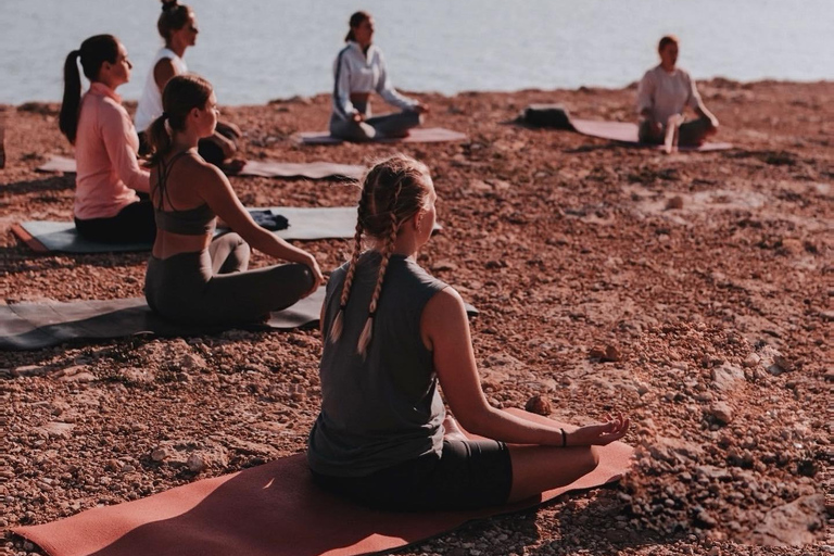Ibiza Secret Sunset Cove Yoga & Cava Experience