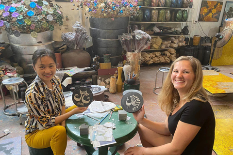 Hanoi: Incense Village, Conical Hat, Lacquer Art-SMALL GROUP PRIVATE Half Day- Incense Village- Hat Village- Train Street