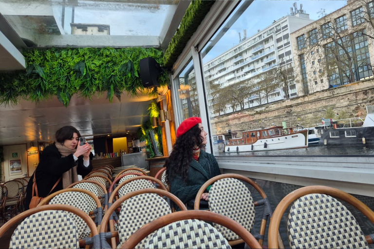 Paris Canal St-Martin Sightseeing Cruise (Live Commentary)
