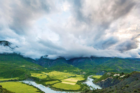 From Durrës: Vjosa Rafting & Thermal Baths & Food Tasting