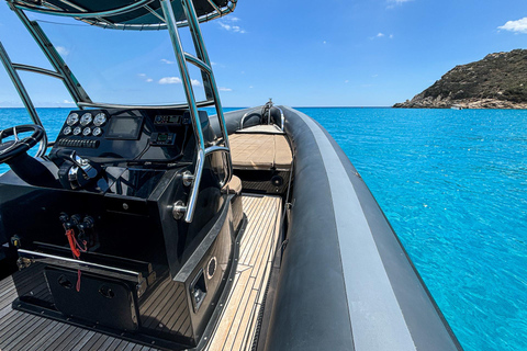 Cagliari: Zodiac Boat Tour, 3-4 SwimStops, Wine & Snorkeling Cagliari: Zodiac Boat Tour, 3-4 Stops, Wine & Snorkeling