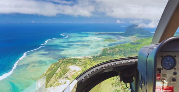 Mauritius: Underwater waterfall by Helicopter tour