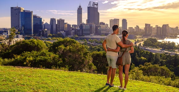 Maßgeschneiderte 3-stündige private Tour durch Perth für das Reisechamäleon