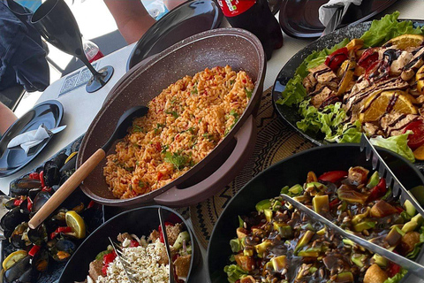 Hersonissos: Luxury Catamaran Cruise to Dia - Lunch & Drinks Catamaran Trip to Dia with Transfer from Hersonissos & Malia