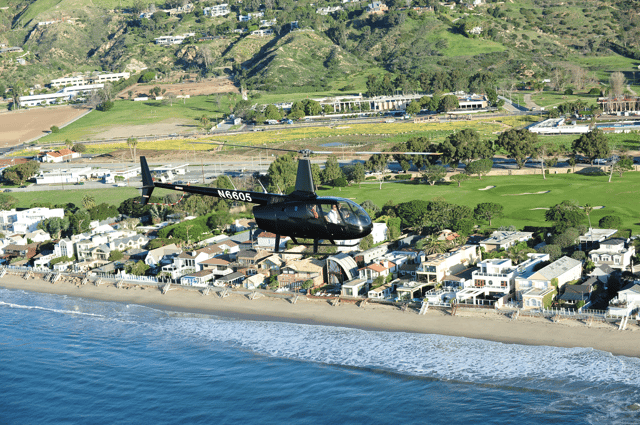 Excursión en helicóptero por la costa de California