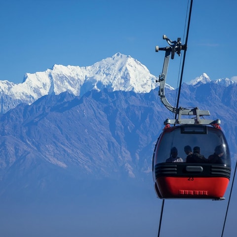 Swyambhunath with Chandagiri Cable Car Tour