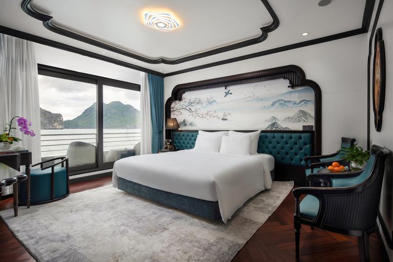 Catherine 2D1N Cruise: Ha Long Bay with Sung Sot & Ti Top Premier Suite of Catherine Cruise from Halong