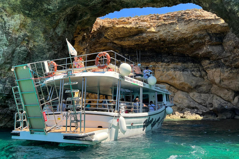 Mellieha: 2 Bay Evening Sunset Cruise Crystal & Blue Lagoon