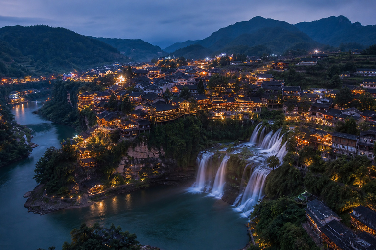 Furong Ancient Town: Tickets & Private Transfer Options 3 Days Entry Ticket & Cultural Show