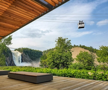 Québec : Chute Montmorency avec téléphérique
