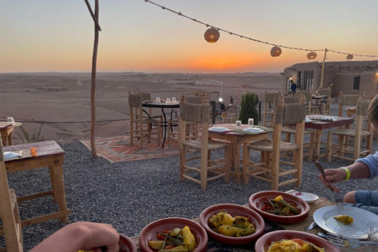 Marrakesh: Agafay Desert Sunset, Camel Ride, and Dinner ShowMarrakech: Agafay Desert Sunset, Dinner, Music and Fire Show