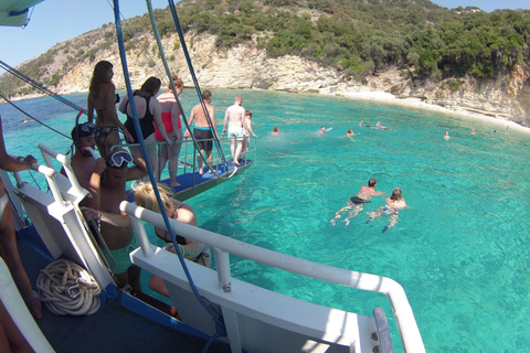 Lefkimmi: Blue Lagoon Cruise with BBQ Lunch and Swim Stops
