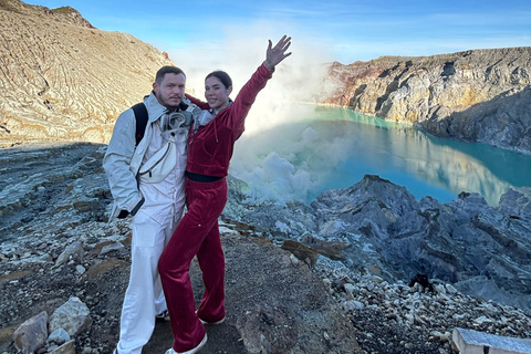 Z Banyuwangi: prywatna wycieczka do wulkanu Ijen i wodospadu