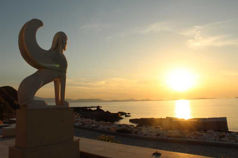 Naxos Town: Sunset Mythology Tour with Wine