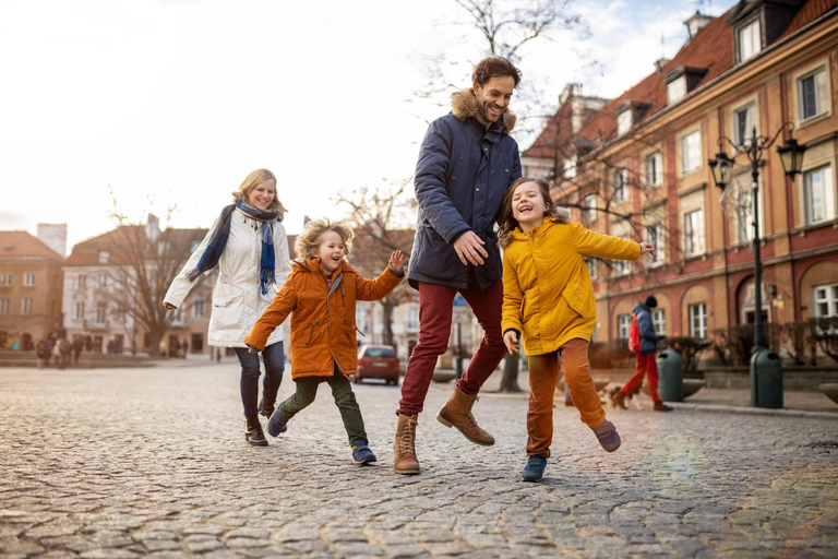 Passeio em família pelo centro histórico de Varsóvia com atividades divertidas para crianças3 horas: Cidade antiga e fábrica de doces