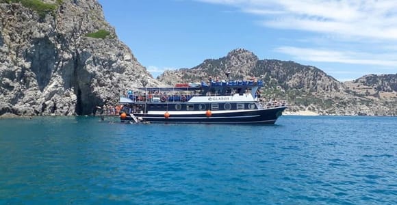 Rhodes: Lindos Cruise with Swimming Stops