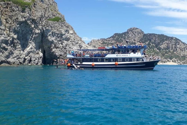 Rhodes: Lindos Cruise with Swimming Stops