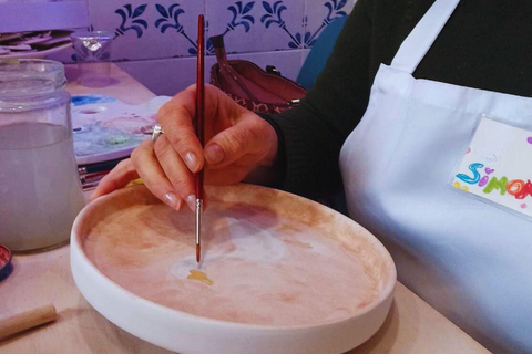 Naples: Ceramic Workshop with Decoration and Aperitif