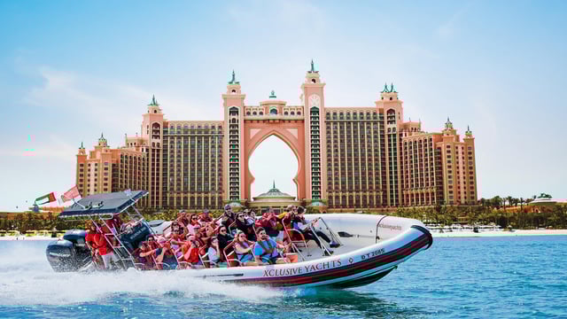 Dubaï : Marina, Atlantis, Palm &amp; Burj Al Arab Speedboat Tour