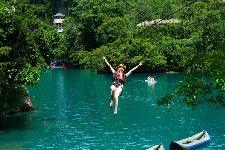 From Hue: Paradise Cave and Dark Cave Day Tour