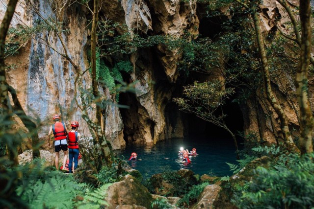 Visit Abandoned Valley Adventure - E Cave & Golden Cave - 1D in Quang Binh, Vietnam